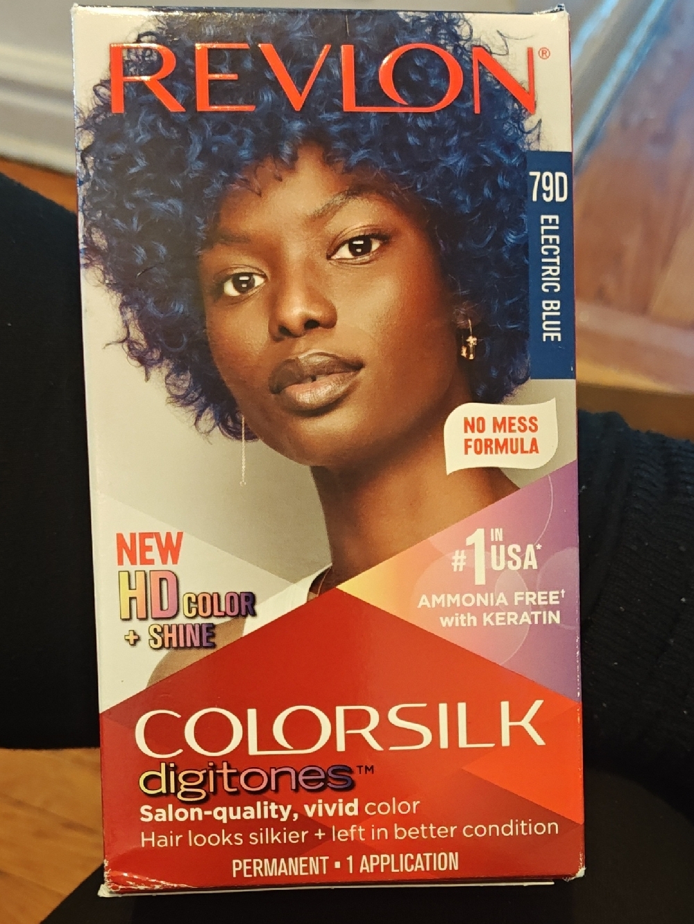 Revlon Colorsilk Digitones Permanent Hair Color - Electric Blue (79D)